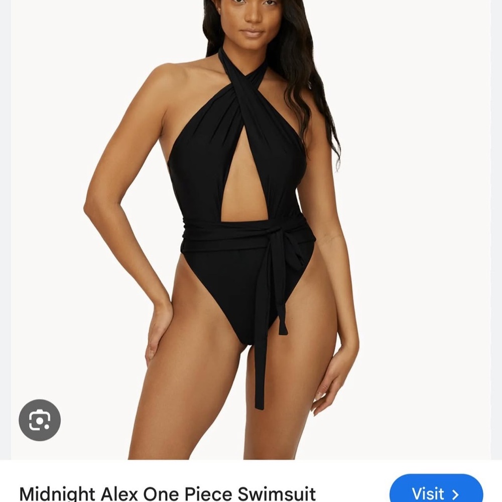 Black PQ One Piece Swimsuit